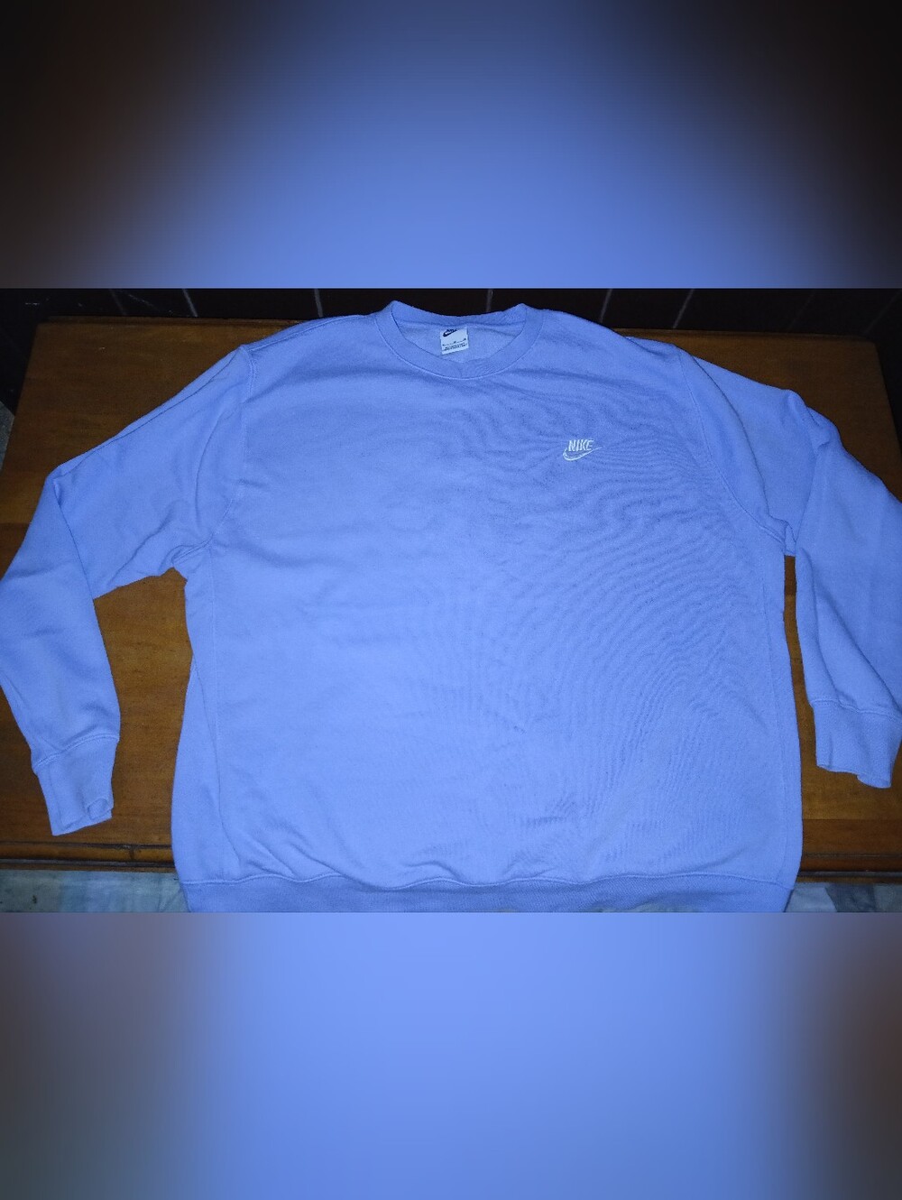 Nike Unisex XL Lavender Crewneck Sweatshirt with White Swoosh - Picture 2 of 11